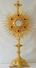Antique French Sunburst Monstrance ref 9049